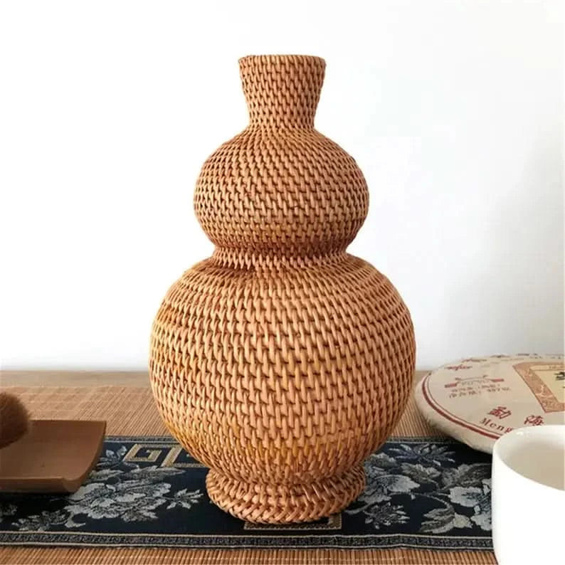 Rattan Bubble Vase