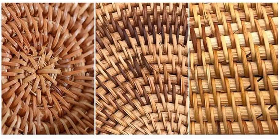 Rattan Bubble Vase