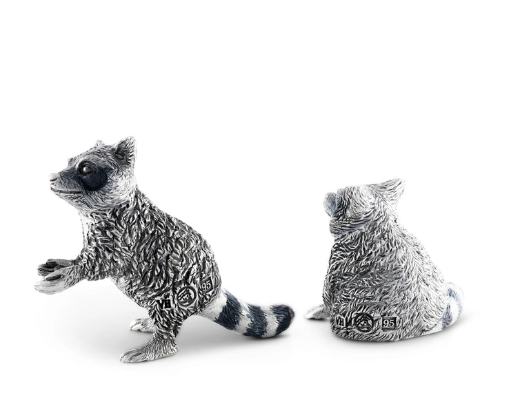 Salt and Pepper Raccoons Set