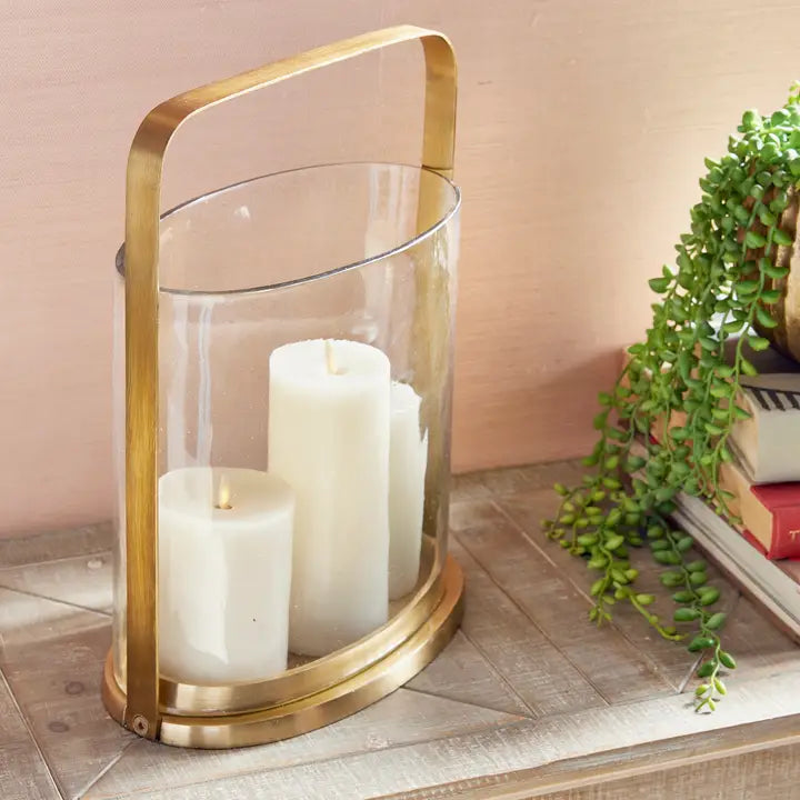 Luxury Glass Hurricane Lantern