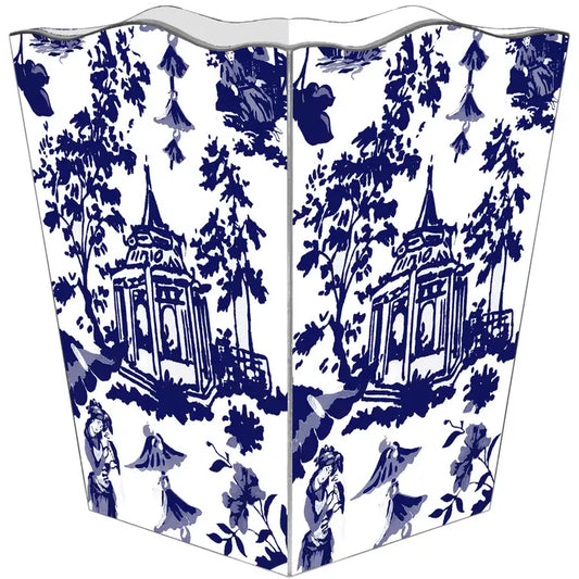 Waste Basket Pagoda in Navy