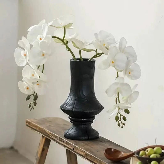 Mediterranean Reclaimed Wooden Vase