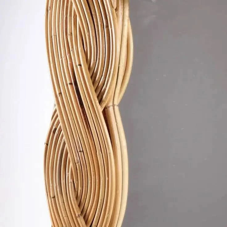 Tropical Bamboo Leaf Mirror