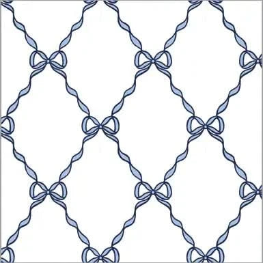 Gift Wrap Sheets Blue Bows