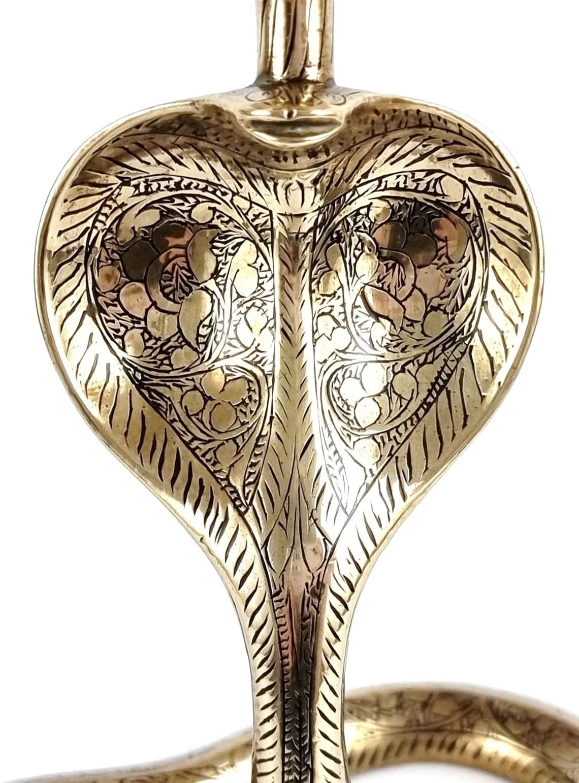 Brass Cobra Snake Candle Holder