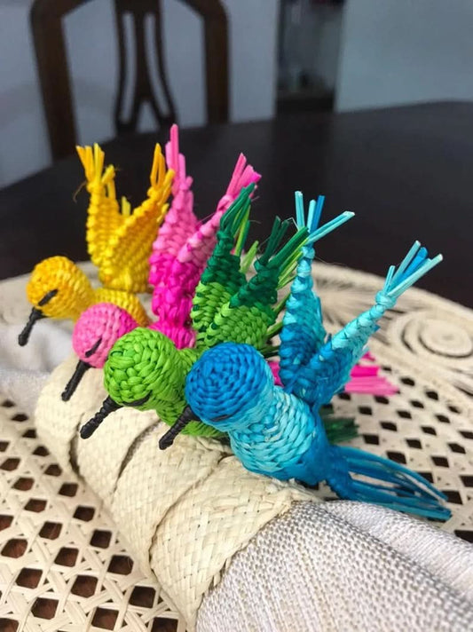 Humming Bird Napkin Rings in Multiple Colors