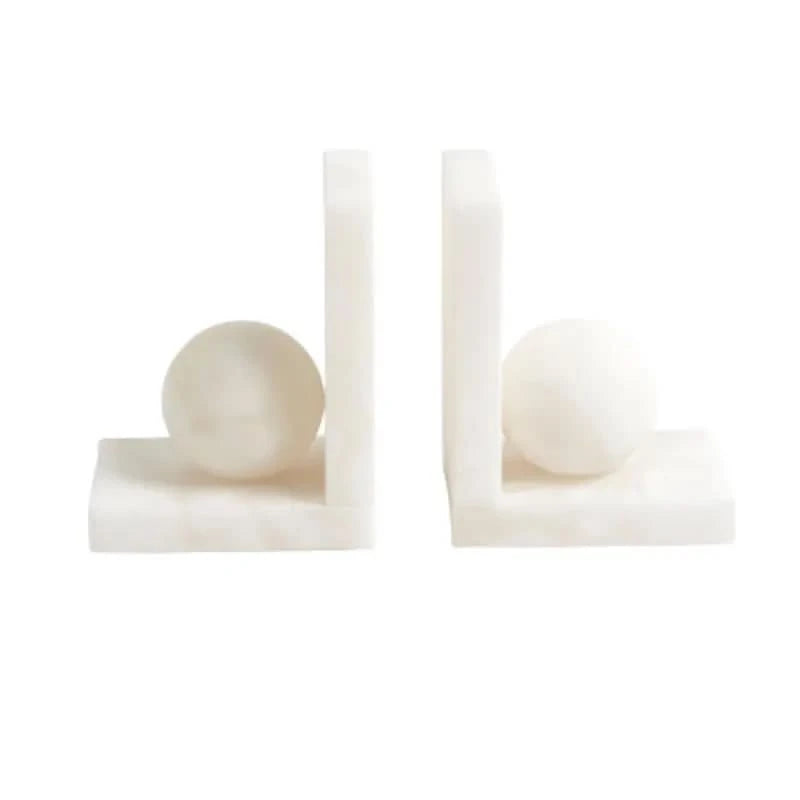 Classic Marble Stone Bookends