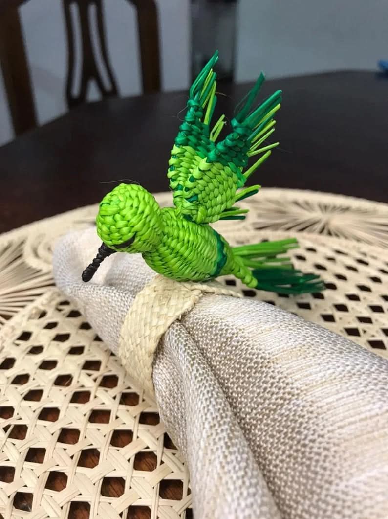 Humming Bird Napkin Rings in Multiple Colors