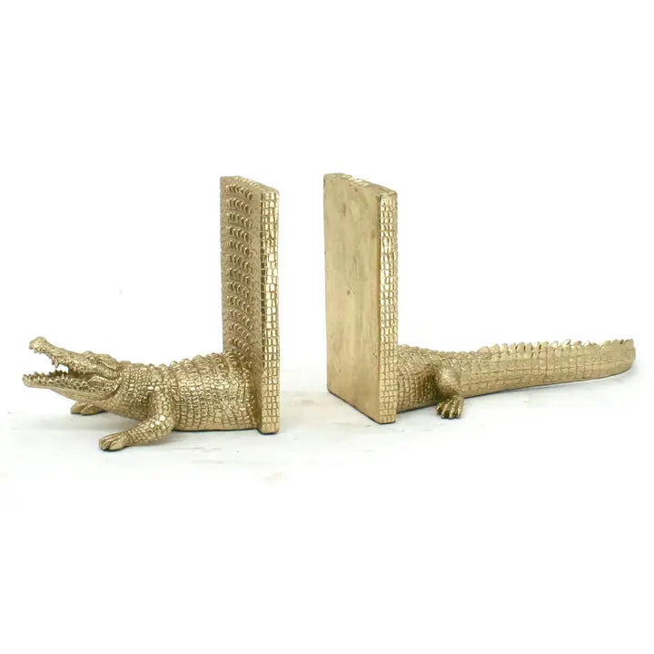 Crocodile Book Ends