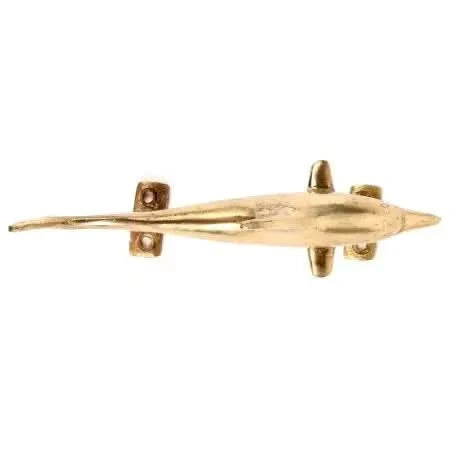 Dolphin Brass Door Handles