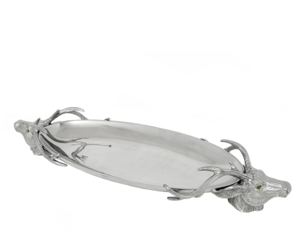 Elk Head Serving Tray
