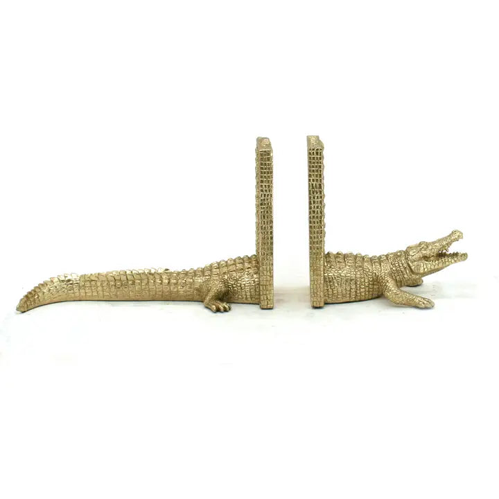 Crocodile Book Ends
