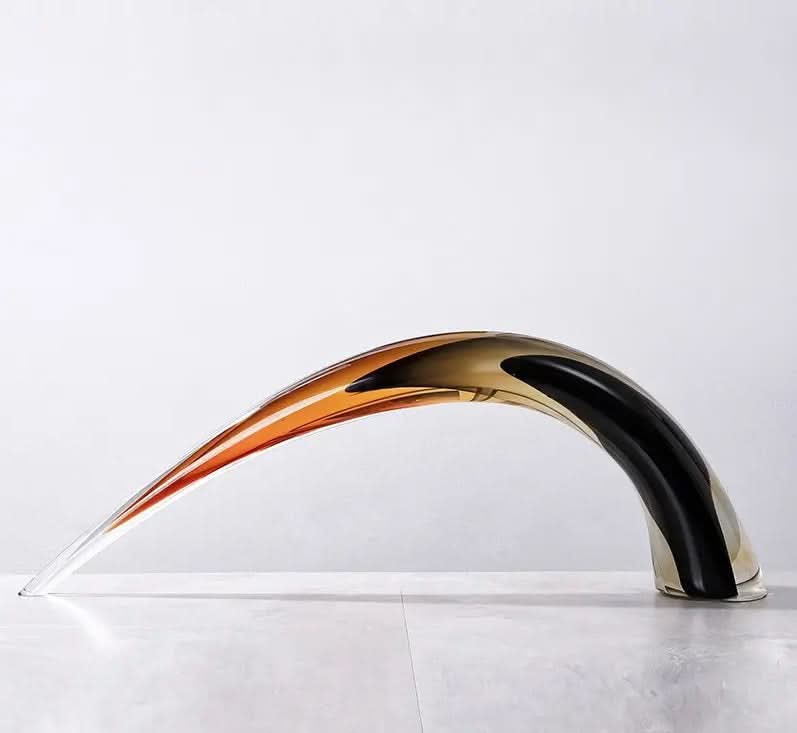 Glass Horn Sculpture