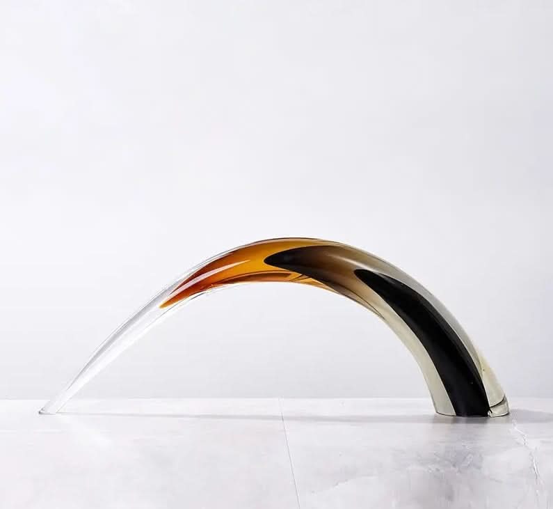 Glass Horn Sculpture