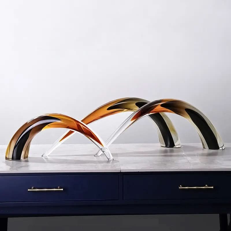 Glass Horn Sculpture