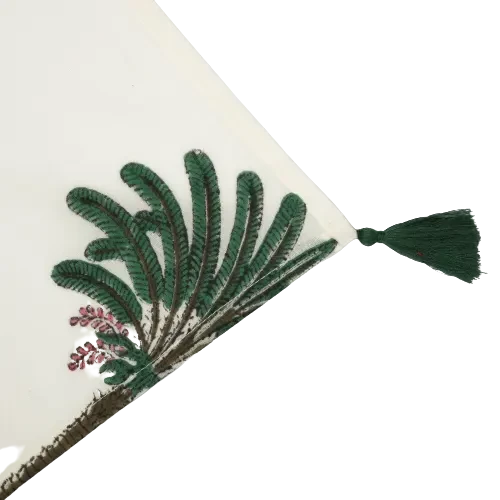 Set of Six Napkins in Palmtree Print