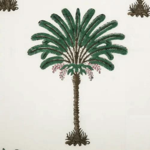 Set of Six Napkins in Palmtree Print