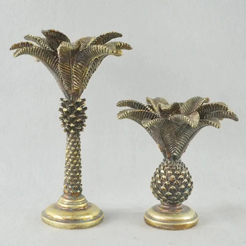 Set of Two Pineapple Candle Holders