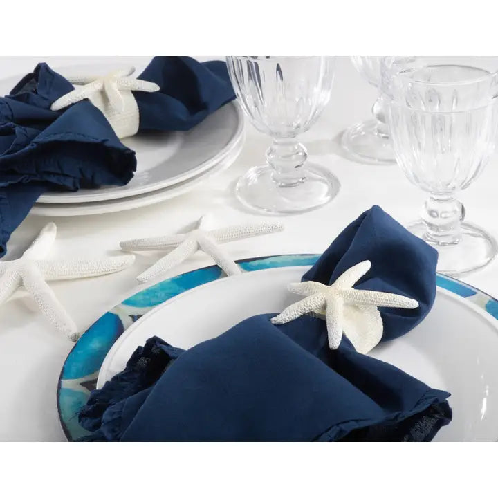 Starfish Napkin Rings Set of 6