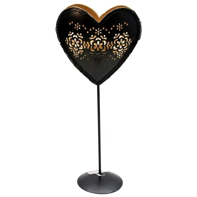 Set of Two Heart Shaped Votive Holders