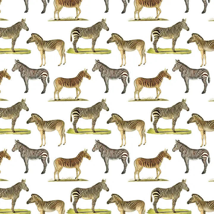 Gift Wrap Sheets Zebras