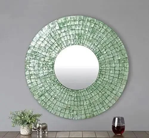 Seafoam Mother Of Pearl Mirrors