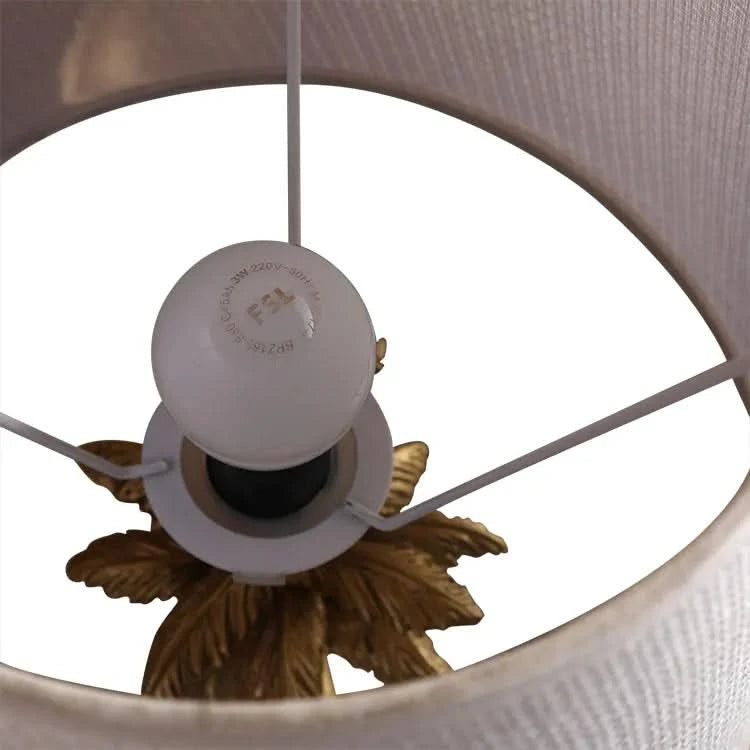 Vintage Palm Tree Design Table Lamp