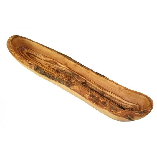 Hand Carved Olive Wood Baguette Bowls
