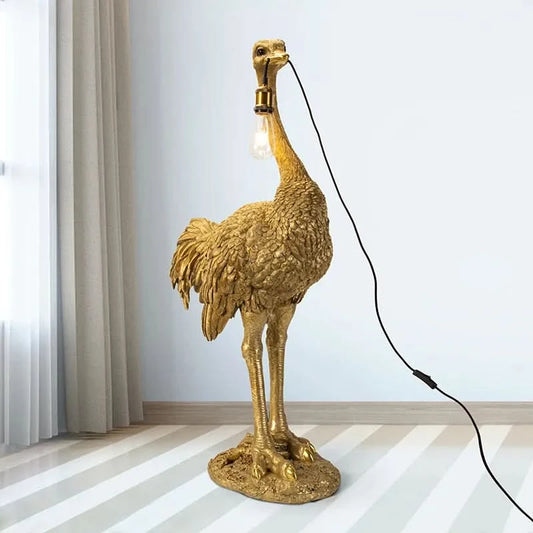 Large Luxury Ostrich Floor Lamp