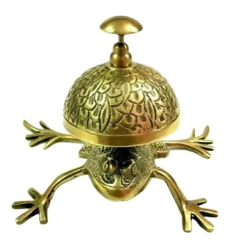 Vintage Brass Frog Bell
