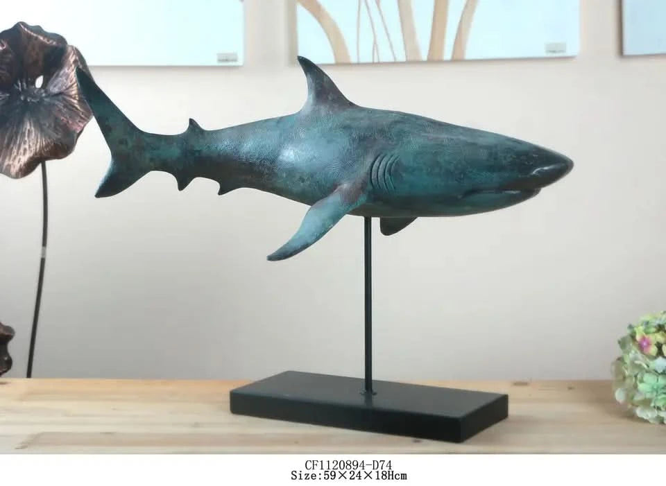 Ocean Collection Shark Statue 3 ways
