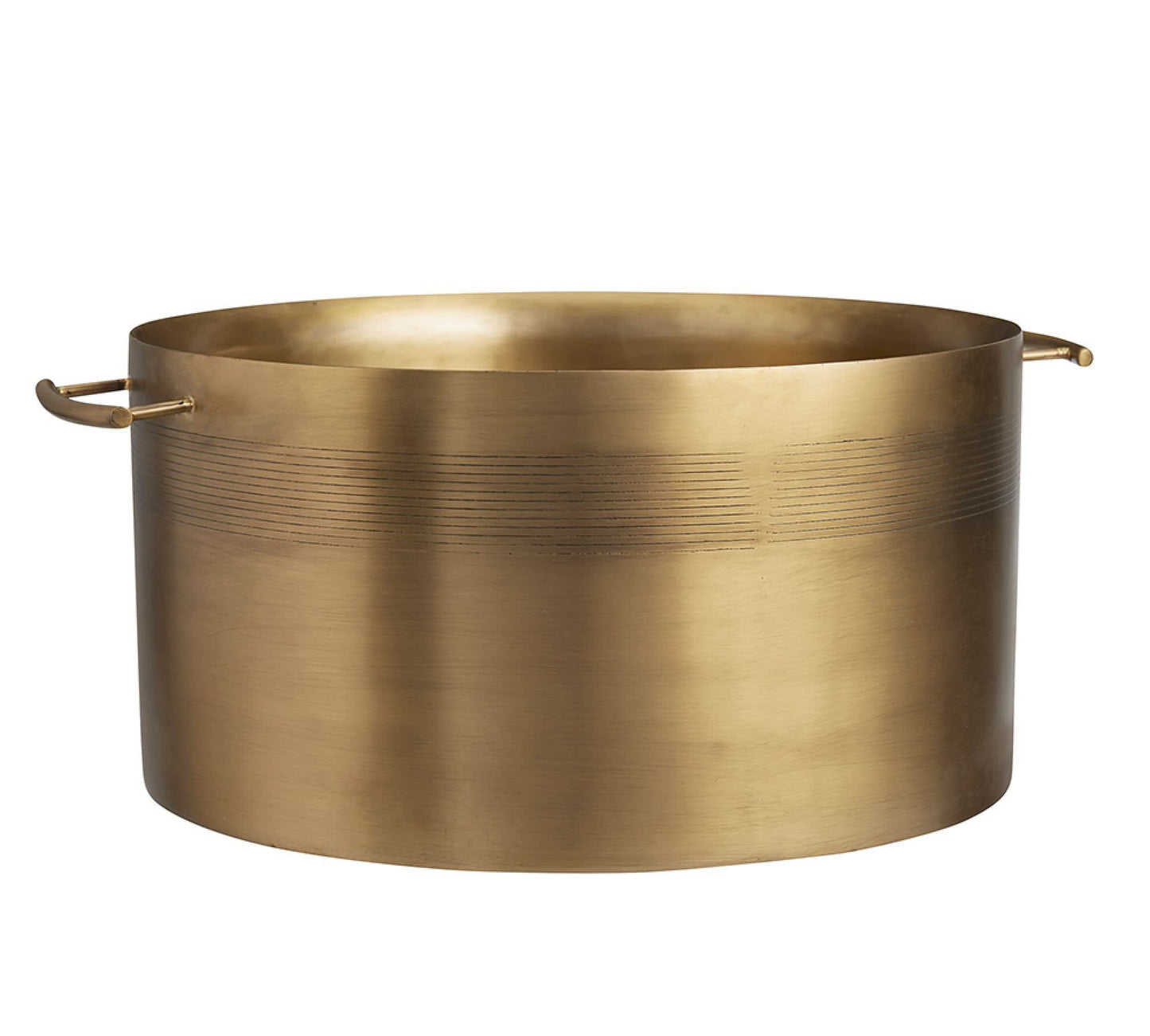 Large Metal Brass Ice Bucket Tub