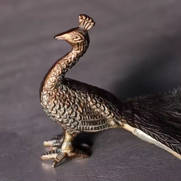 Brass Peacock Dish