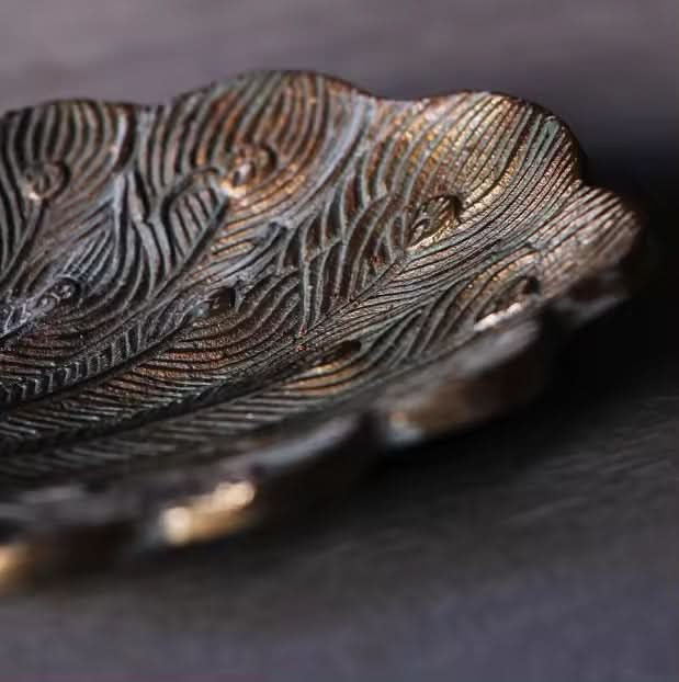 Brass Peacock Dish