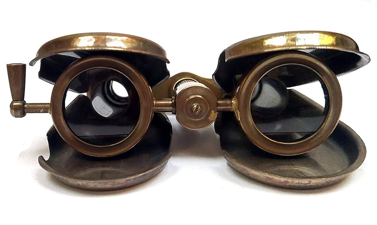 Antique Vintage Brass Telescope Binocular