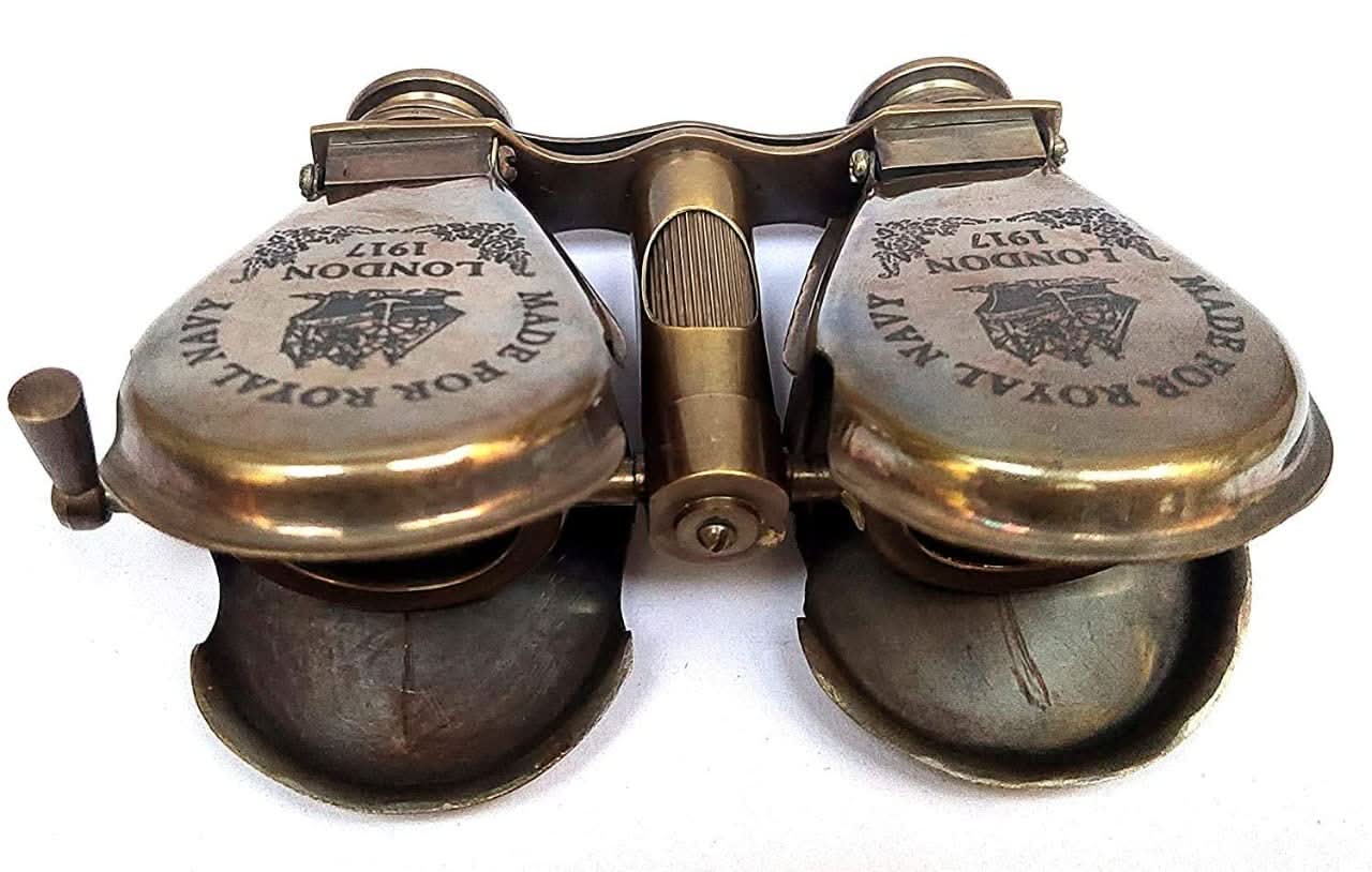 Antique Vintage Brass Telescope Binocular