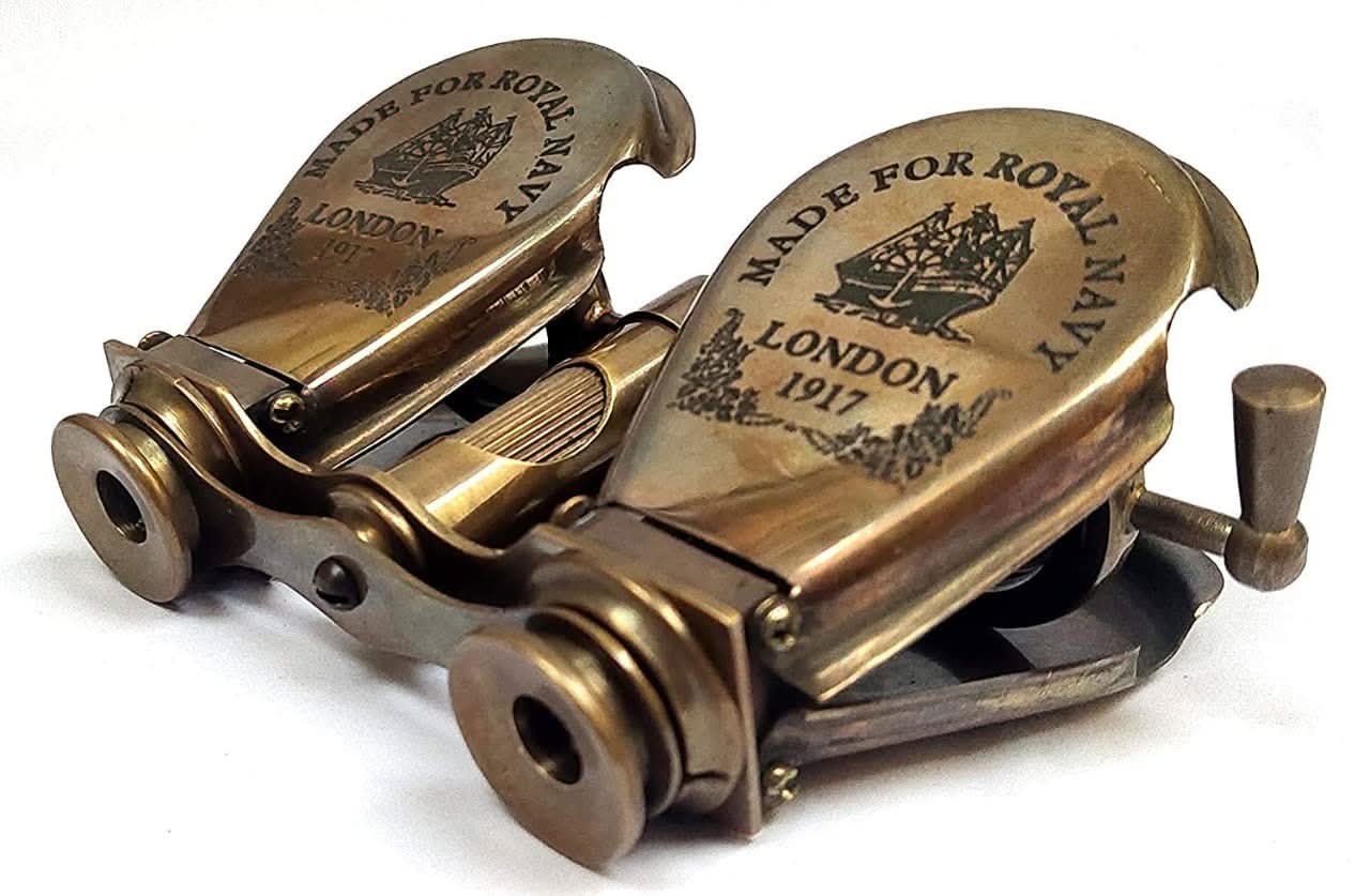 Antique Vintage Brass Telescope Binocular
