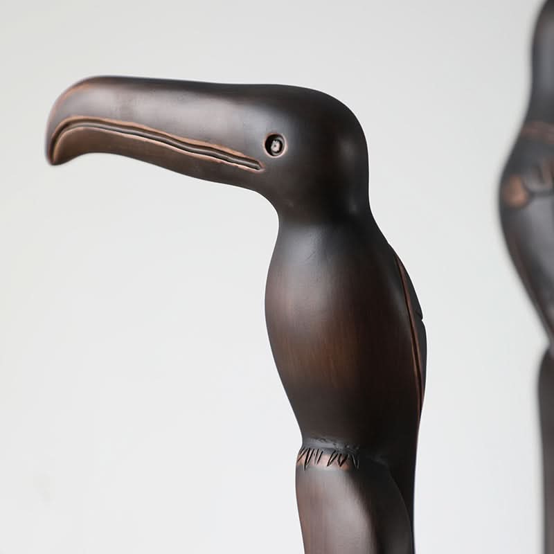 Set of Three Toucan Birds Resin
