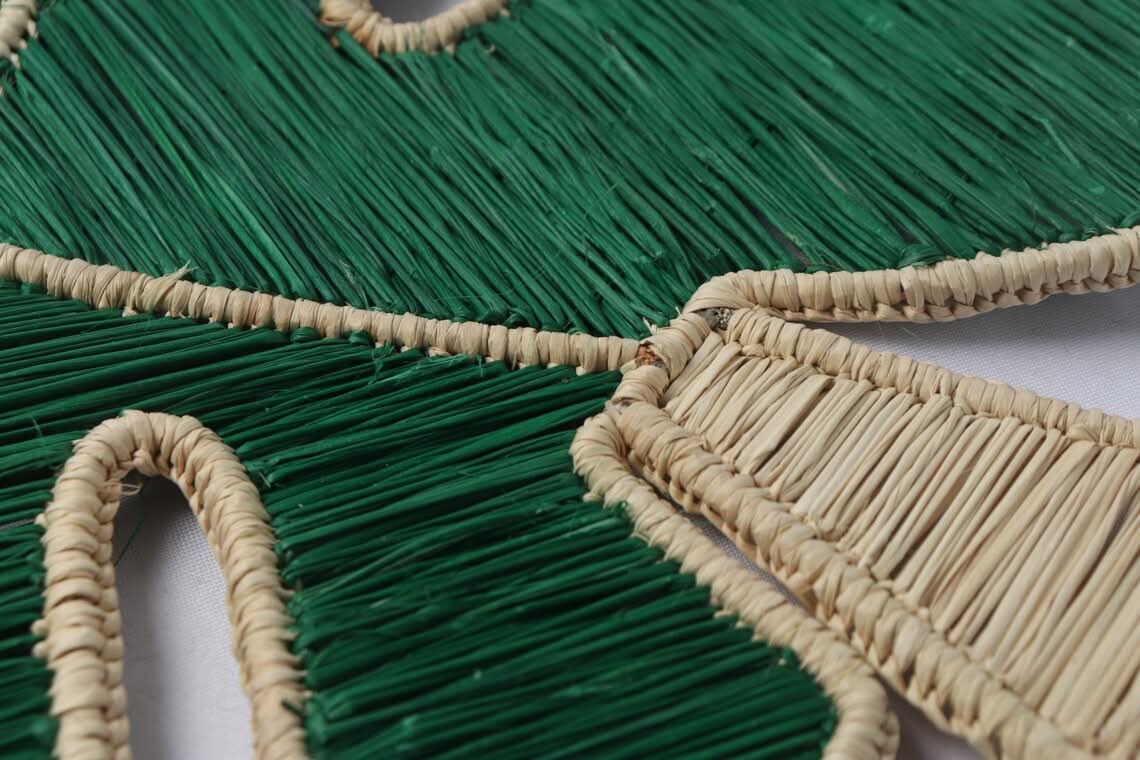 Set of Four Big Leaf Placemats