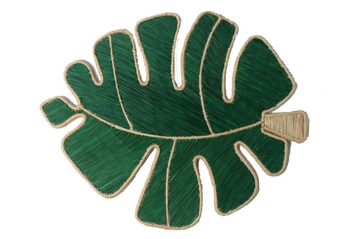 Set of Four Big Leaf Placemats