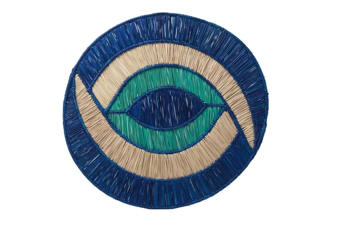 Set of Four Palm Eye Placemats