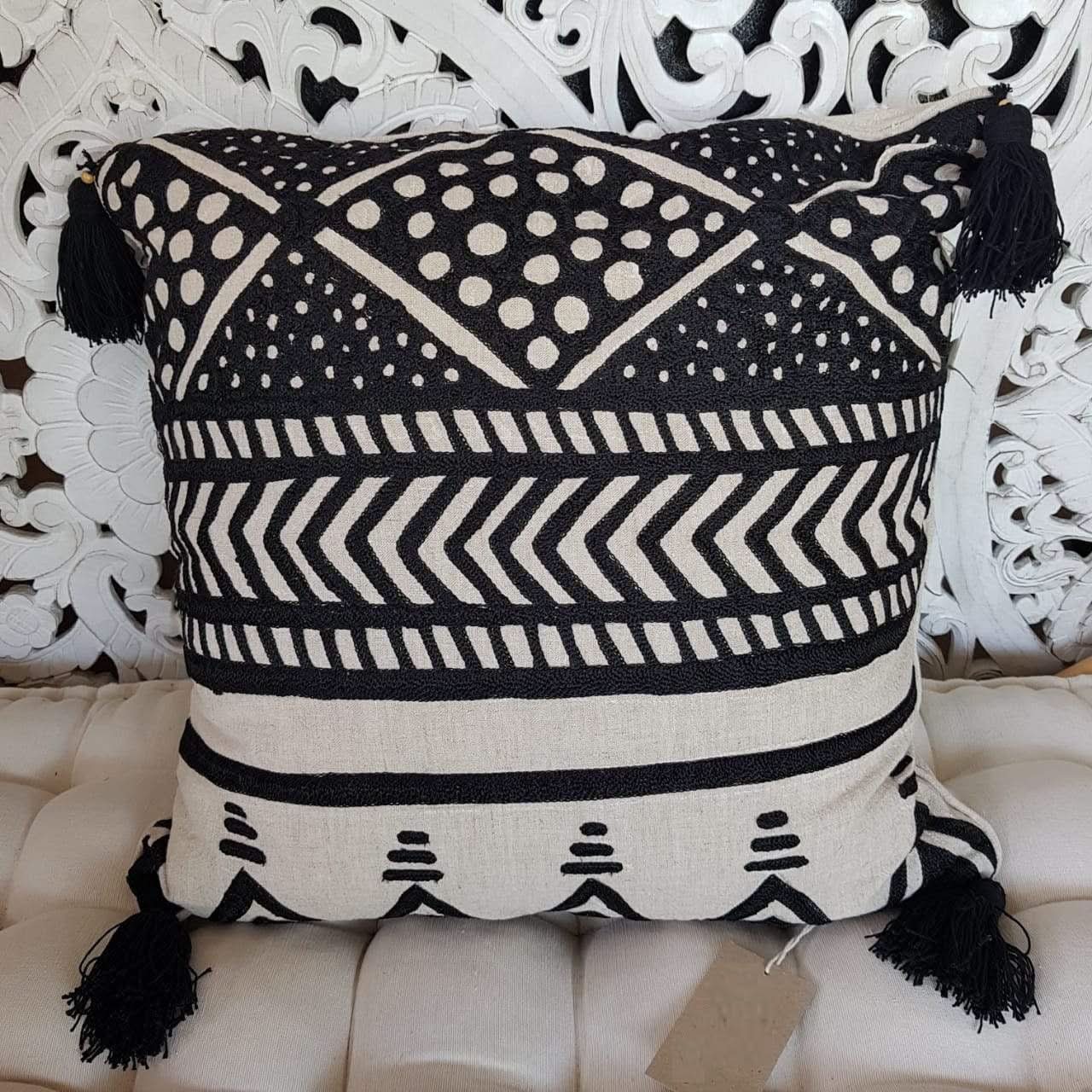 Lumbar Tribal Print Pillow Design 3 - bohemian-beach-house