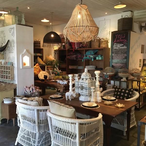 Wood Beaded Chandelier Natural - bohemian-beach-house