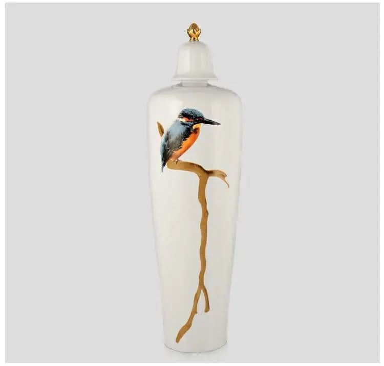 Ginger Jar Japanese Bird