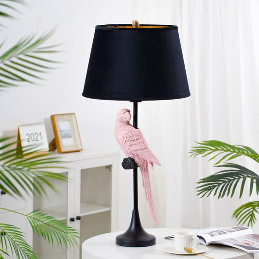 Exquisite Pink Parrot table Lamp
