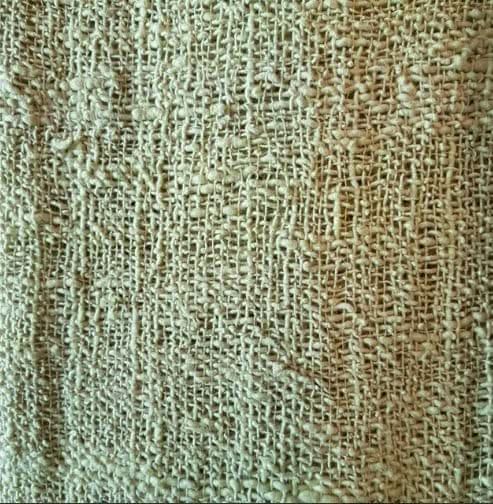 Belle couverture verte sauge avec glands