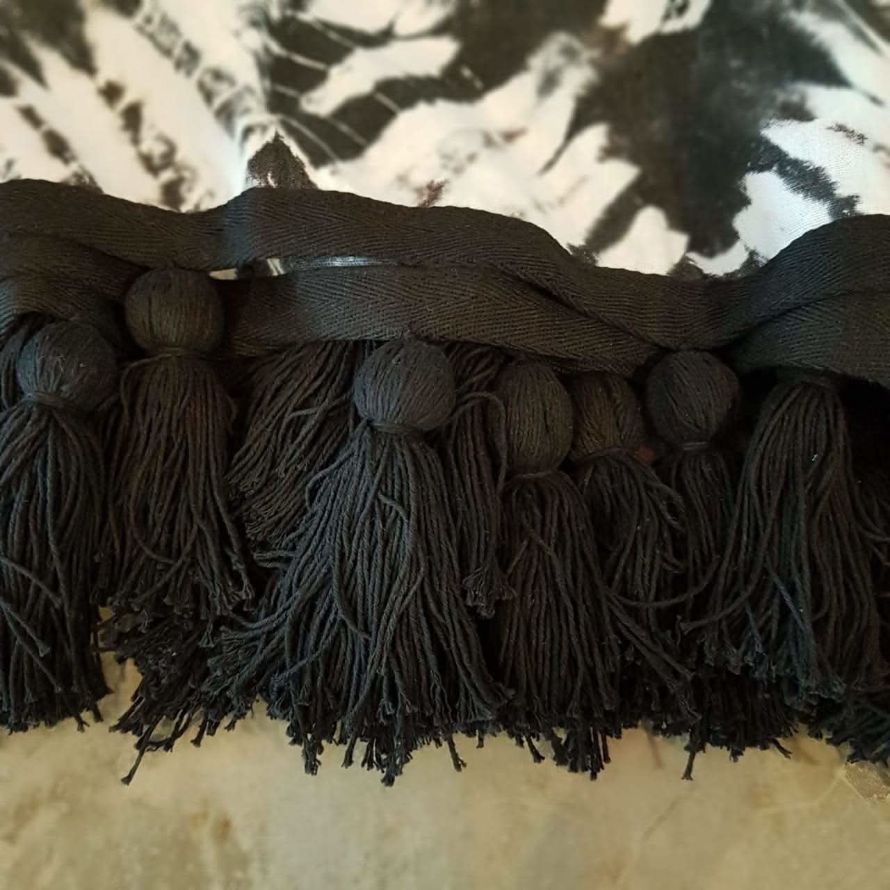 Luxurious Throw Blanket Tassels & Tie Dye - bohemian-beach-house