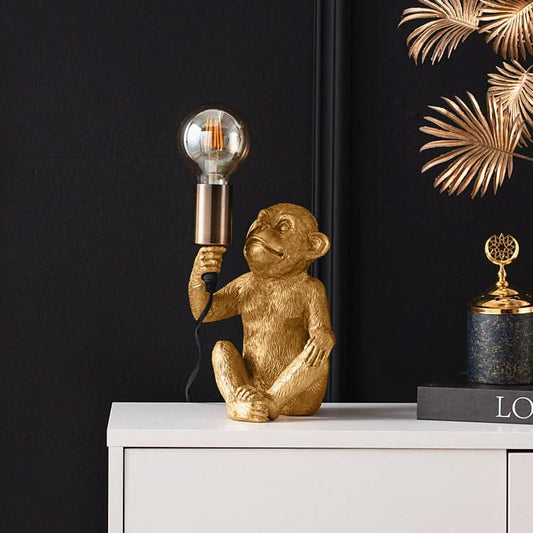 Sitting Baby Monkey Lamp