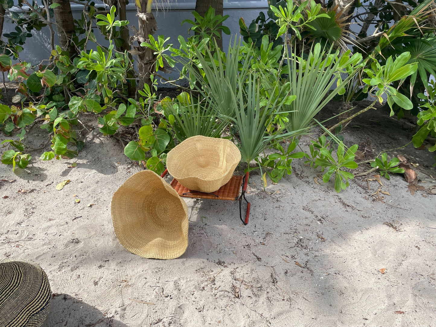 Grand panier Wavy Ghana en naturel
