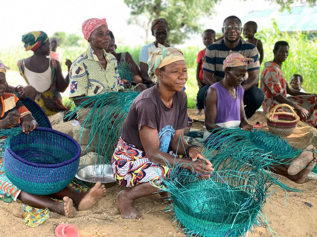 Pot de fleurs moyen Panier Ghana